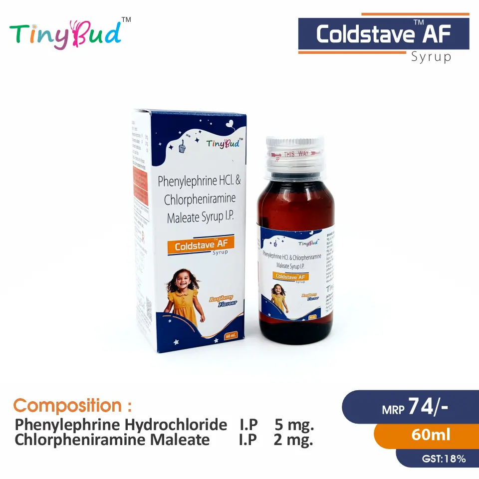 Chlorpheniramine Maleate + Phenylephrine Syrup at the best price in PCD Pharma Franchise for Allergies, Cold and Flu Relief